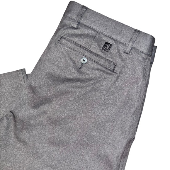 Footjoy Men Polyester/Spandex 34/32 Gray Golf Slacks Pants - Picture 4 of 6